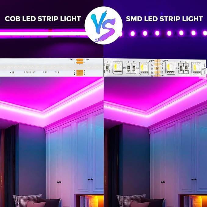 Warm white LED strip lights