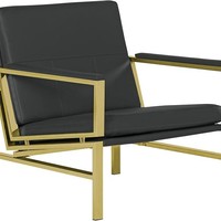 Gold accent chair thumbnail