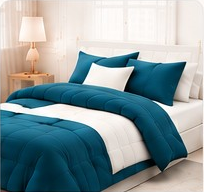 Teal bedding category visual for HIM