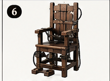 SANYANMIAO one-sixth scale wooden electric chair model