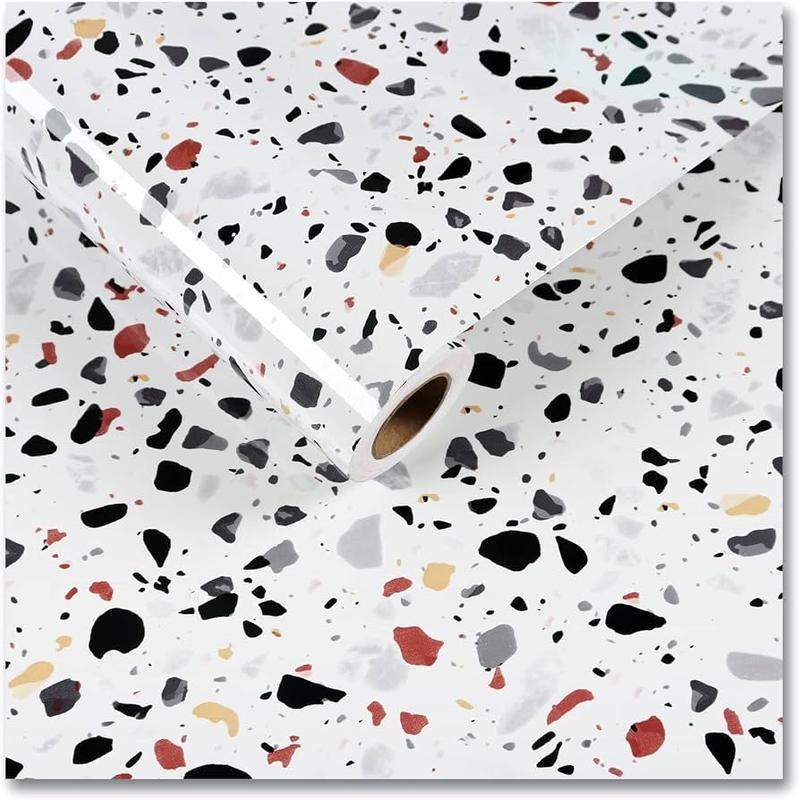 CRE8TIVE Terrazzo Peel and Stick Contact Paper — 24" x 118"
