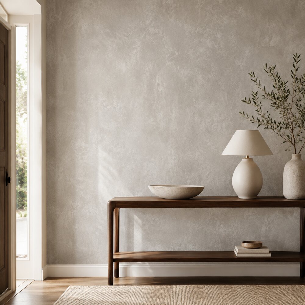 Concrete Texture Limewash Peel & Stick