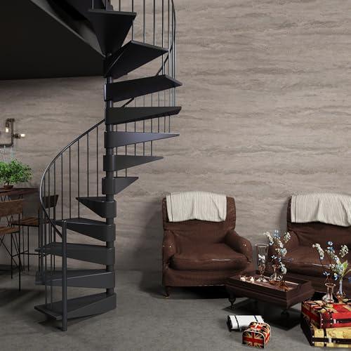 TOTIO Gray Marble Contact Paper — Textured Grey Granite